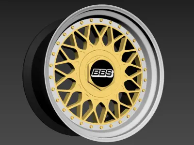 BBS RM Custom Wheels 3D model