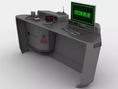 DataOps desk 3D model