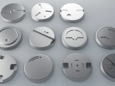 Robot parts 3D model