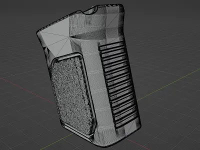  Strike Industries - M-LOK Angled Vertical Grip - Short Free 3D model