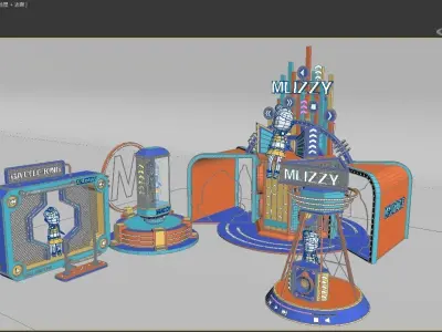 Music beauty Chen 3D model