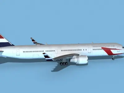 Boeing 767-400 Air Dynamic 3D model