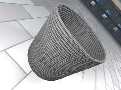 Power Cable 3 - Object 070 Low-poly 3D model