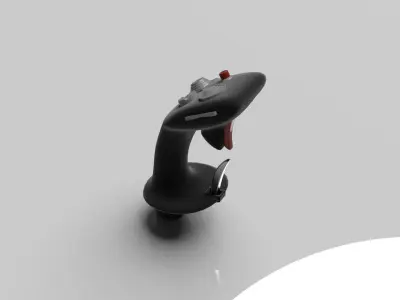 Stick for fighter jet  3D model