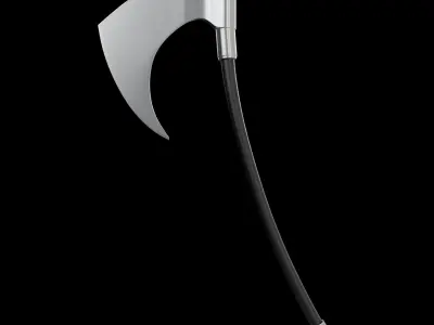 6 Weapons Pack Low-poly 3D model