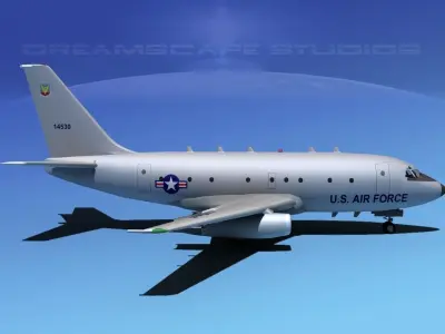 Boeing CT-43 Military Transport 3D model