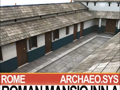 Roman Mansio Inn A 3D model