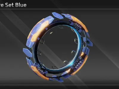 Commercial Jumpgate AX13 Low-poly 3D model